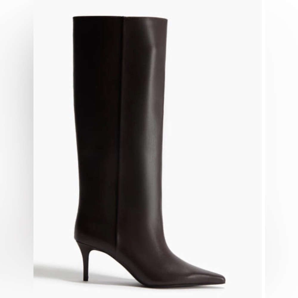 H&M Elegant Dark brown  Knee-High Women's Boots